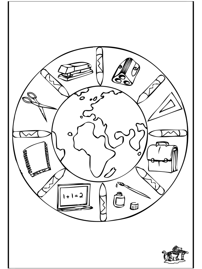 Mandala school - Kindermandala's