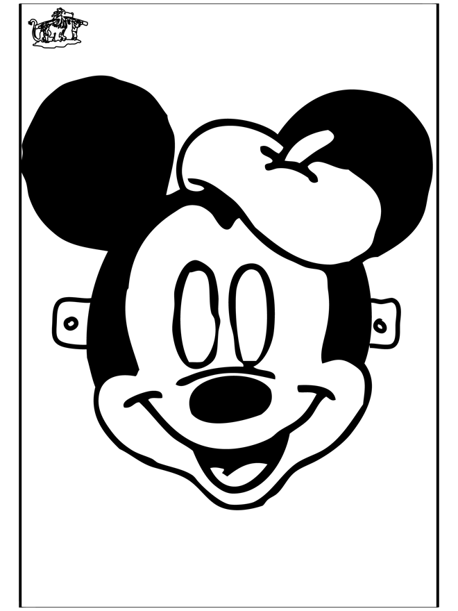 Masker Mickey - Knutselen maskers