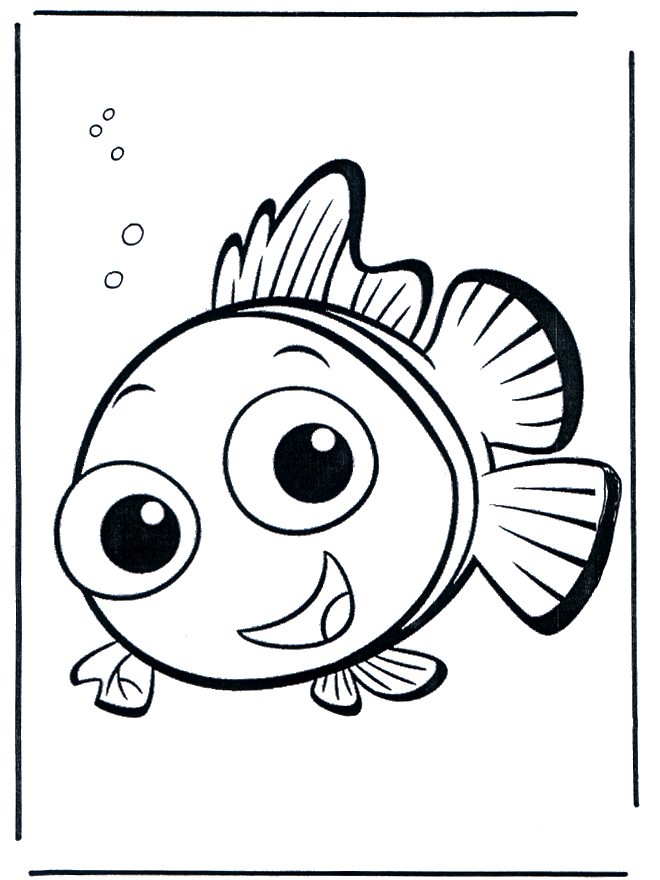 Nemo 5 - Kleurplaat Nemo