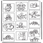 Stripfiguren Kleurplaten - Pokemon Memory