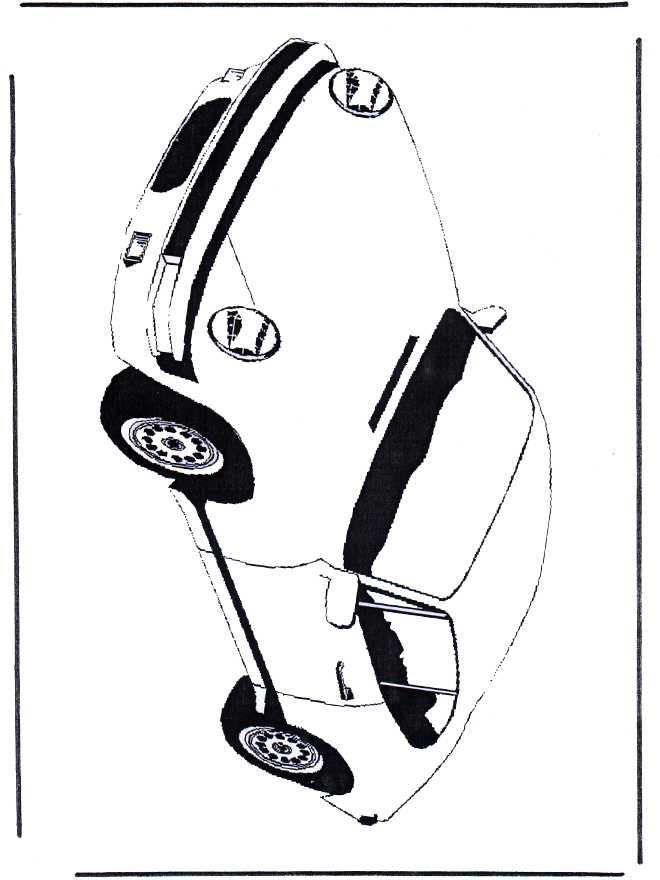 Porsche - Kleurplaten autos