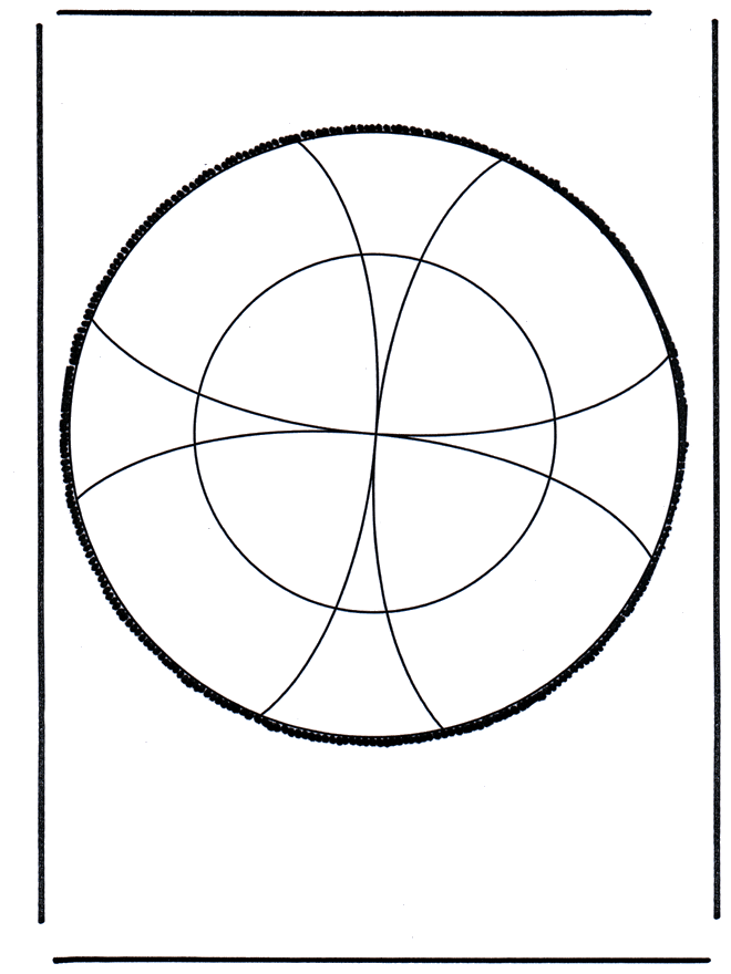 Prikkaart 16 - Prikkaart knutselen mandala