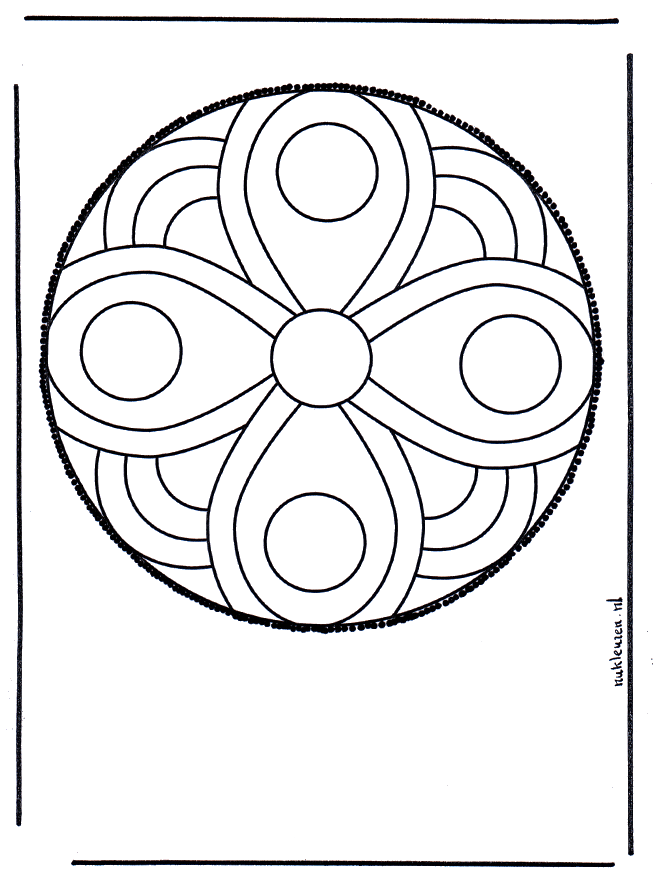 Prikkaart 50 - Geo Mandala's