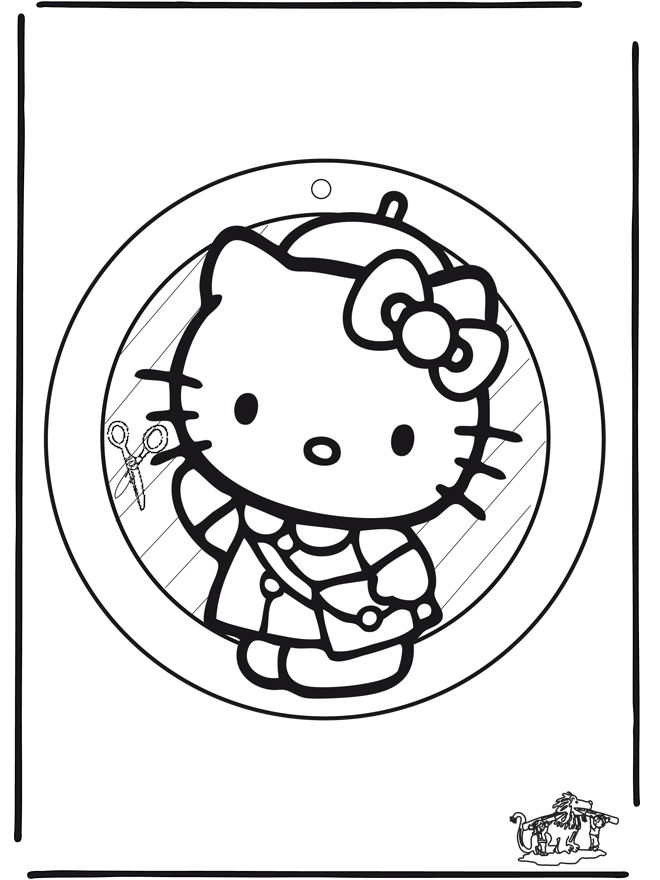 Raamhanger Hello Kitty - Raamhanger knutselen