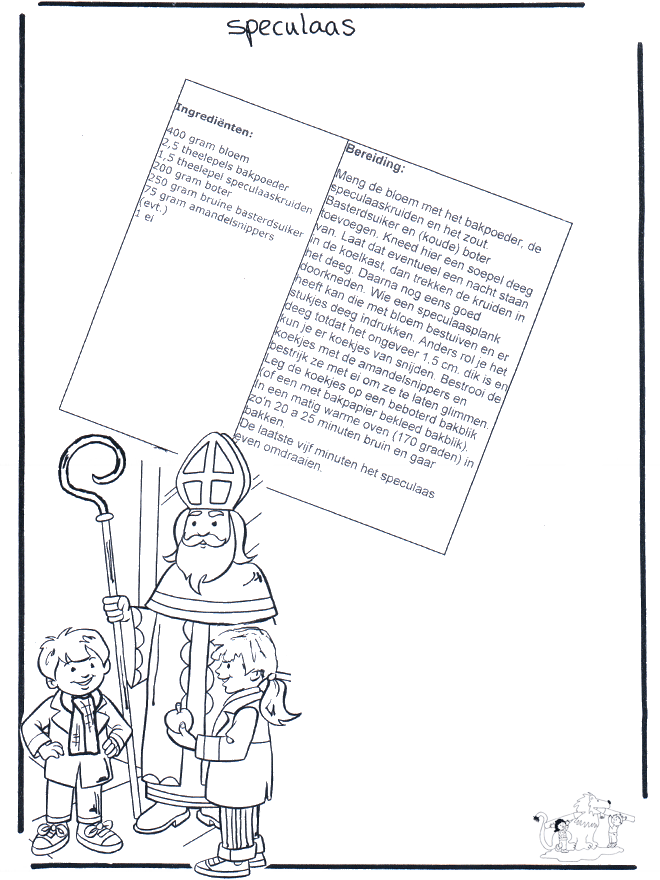 Recept Speculaas - Sinterklaas recepten