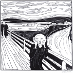 Allerlei Kleurplaten - Schilder Munch