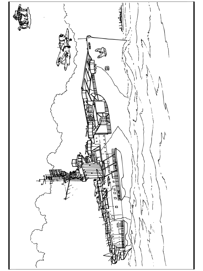 Schip 1 - Kleurplaten schepen