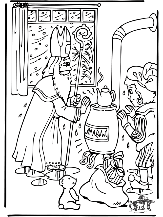 Sinterklaas 18 - Kleurplaten Sint