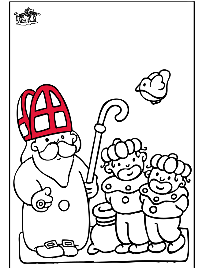 Sinterklaas 52 - Kleurplaten Sint
