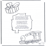 Knutselen Prikkaarten - Sinterklaas Gedicht 4