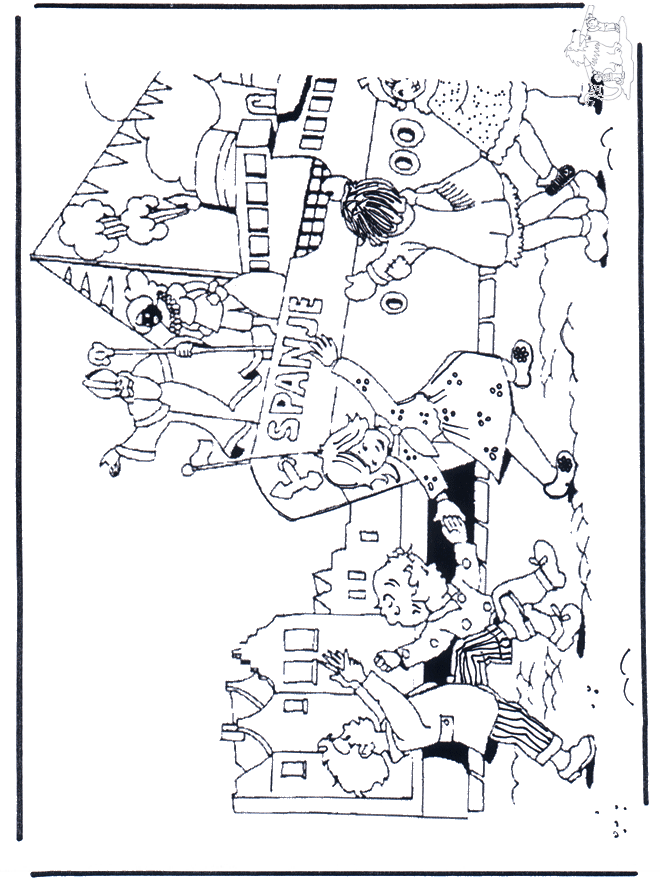 Sinterklaas kleurplaten - Kleurplaten Sint