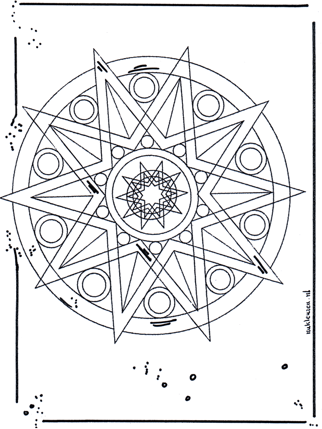 Ster Mandala 1 - Geo Mandala's