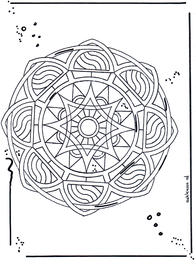 Ster mandala 2 - Geo Mandala's