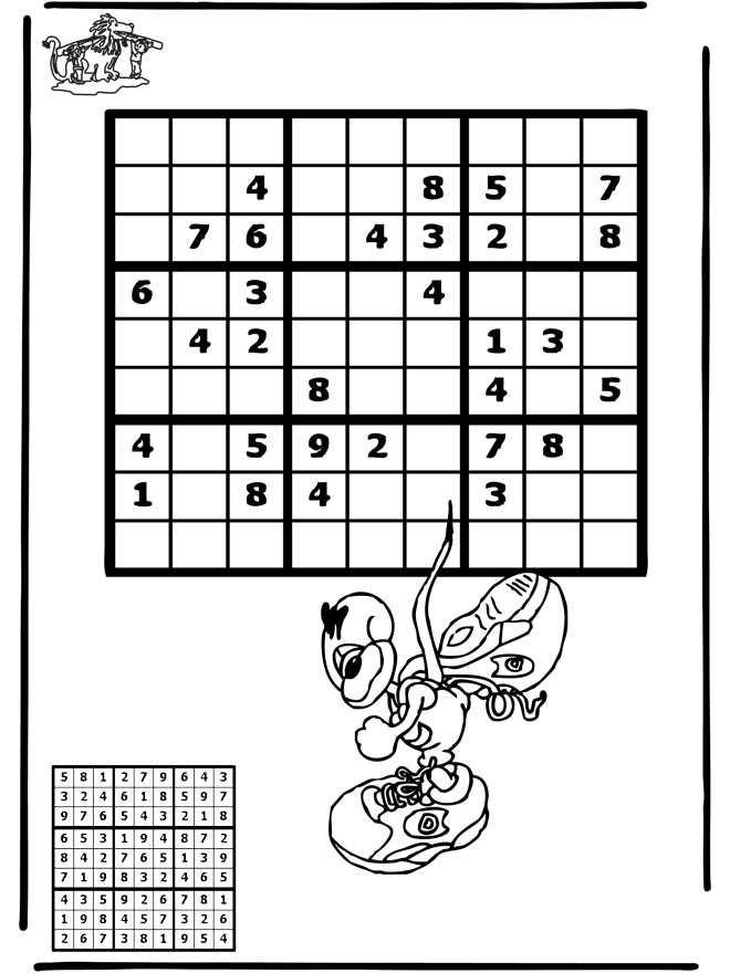 Sudoku Diddl 1 - Puzzel