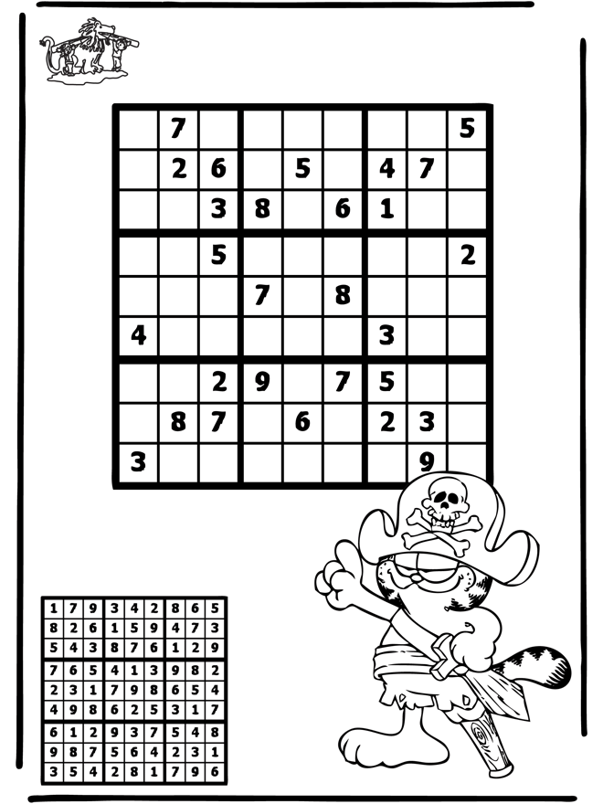 Sudoku Piraat - Puzzel