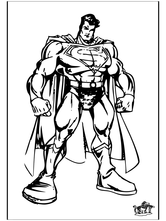 superman 4  overige kleurplaten