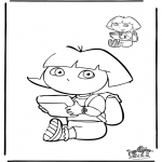Knutselen - Teken af Dora
