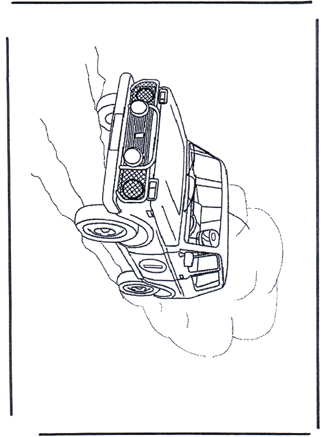 terreinwagen - Kleurplaten autos