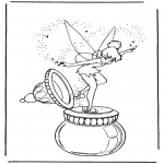 Stripfiguren Kleurplaten - Tinkerbel 1