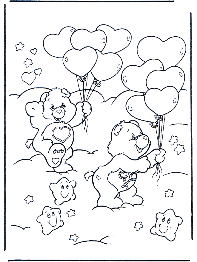 Troetelbeertjes met ballonnen - Troetelbeertjes