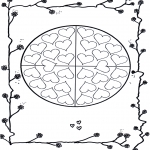 Thema Kleurplaten - Valentijns Mandala