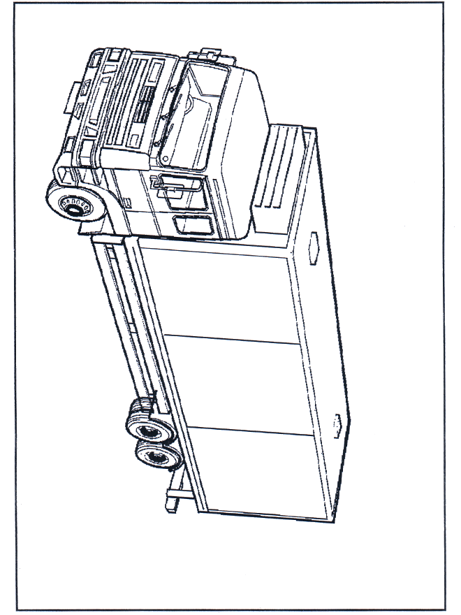 Vrachtauto - Kleurplaten autos