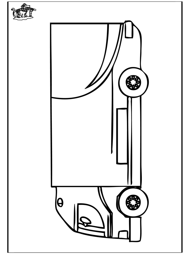 Vrachtwagen 2 - Kleurplaten autos