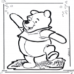 Stripfiguren Kleurplaten - Winnie de Poeh 4