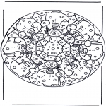 Mandala Kleurplaten - Winter Mandala
