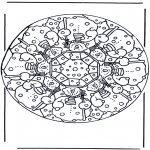 Mandala Kleurplaten - Winter Mandala