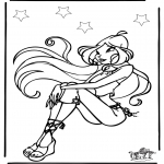 Stripfiguren Kleurplaten - Winx club 19